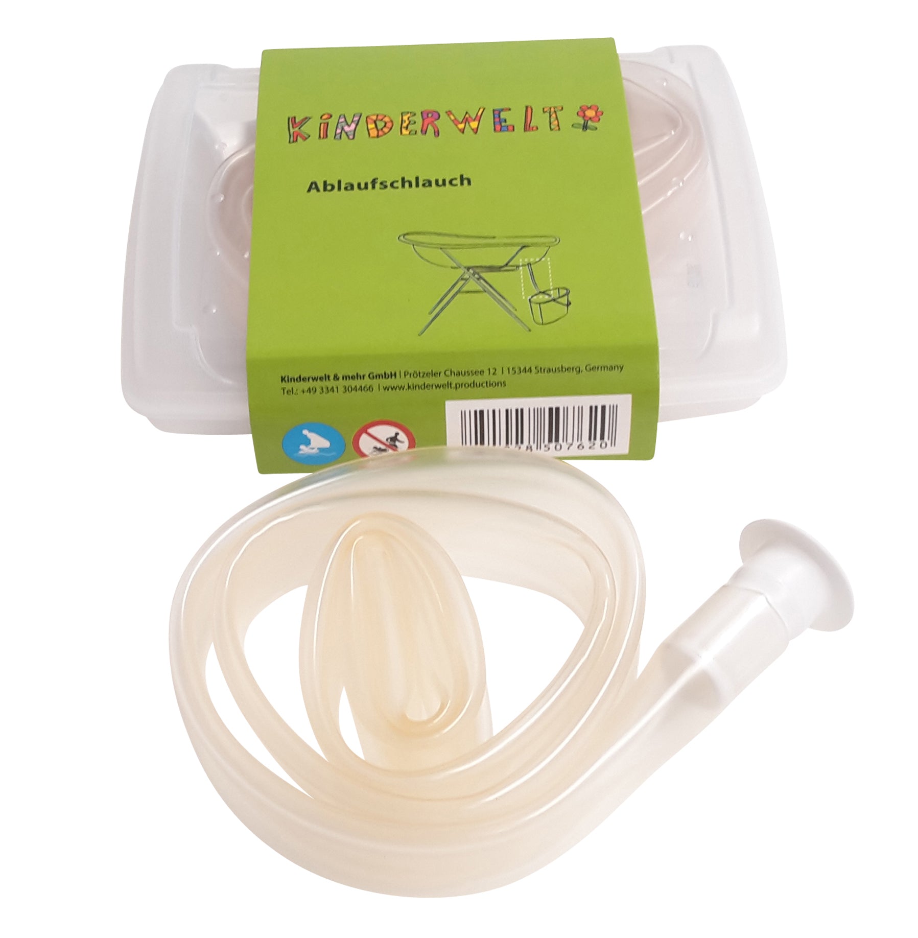 Disney Winnie Pooh baignoire bébé blanche 84 cm + support de bain + tuyau d'évacuation + gant de toilette