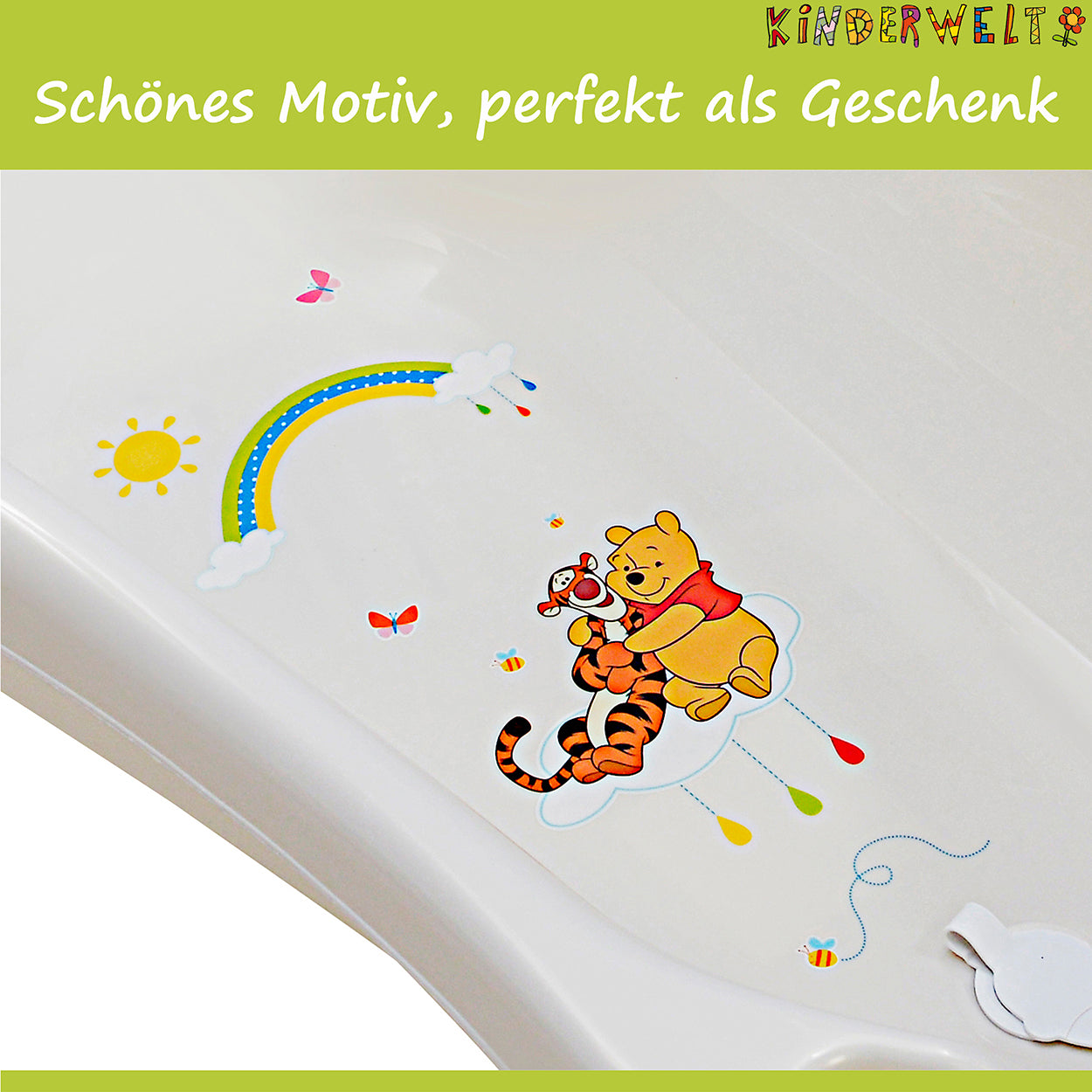 Baignoire bébé 84 cm Disney Winnie l'ourson baignoire bébé blanc perle