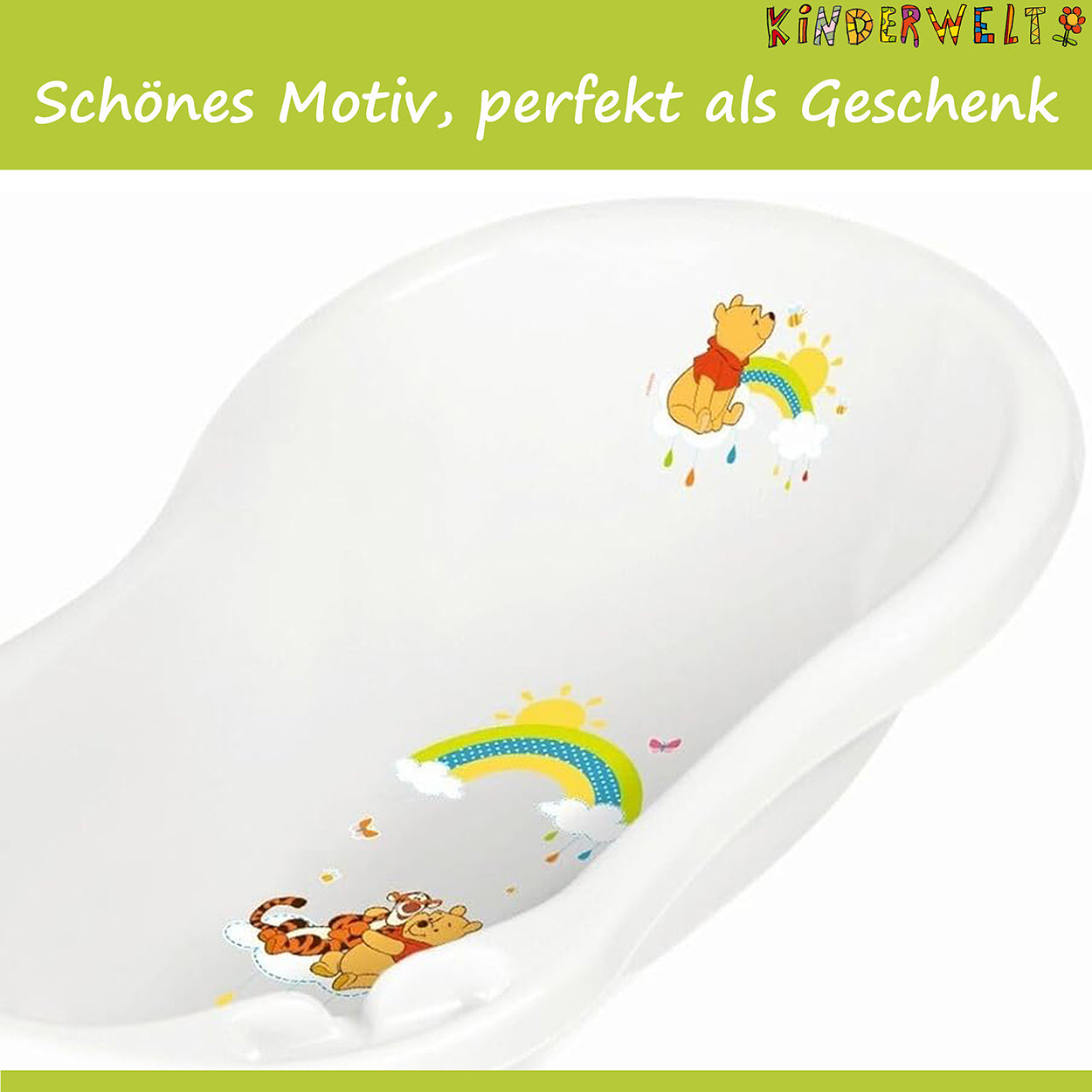 Baignoire bébé 84 cm Disney Winnie l'ourson baignoire bébé blanche
