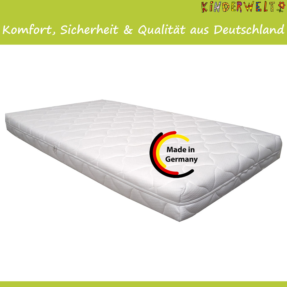 Matelas en latex 60 x 120 x 11 cm, matelas à âme en latex pour bébé et enfant, matelas en latex