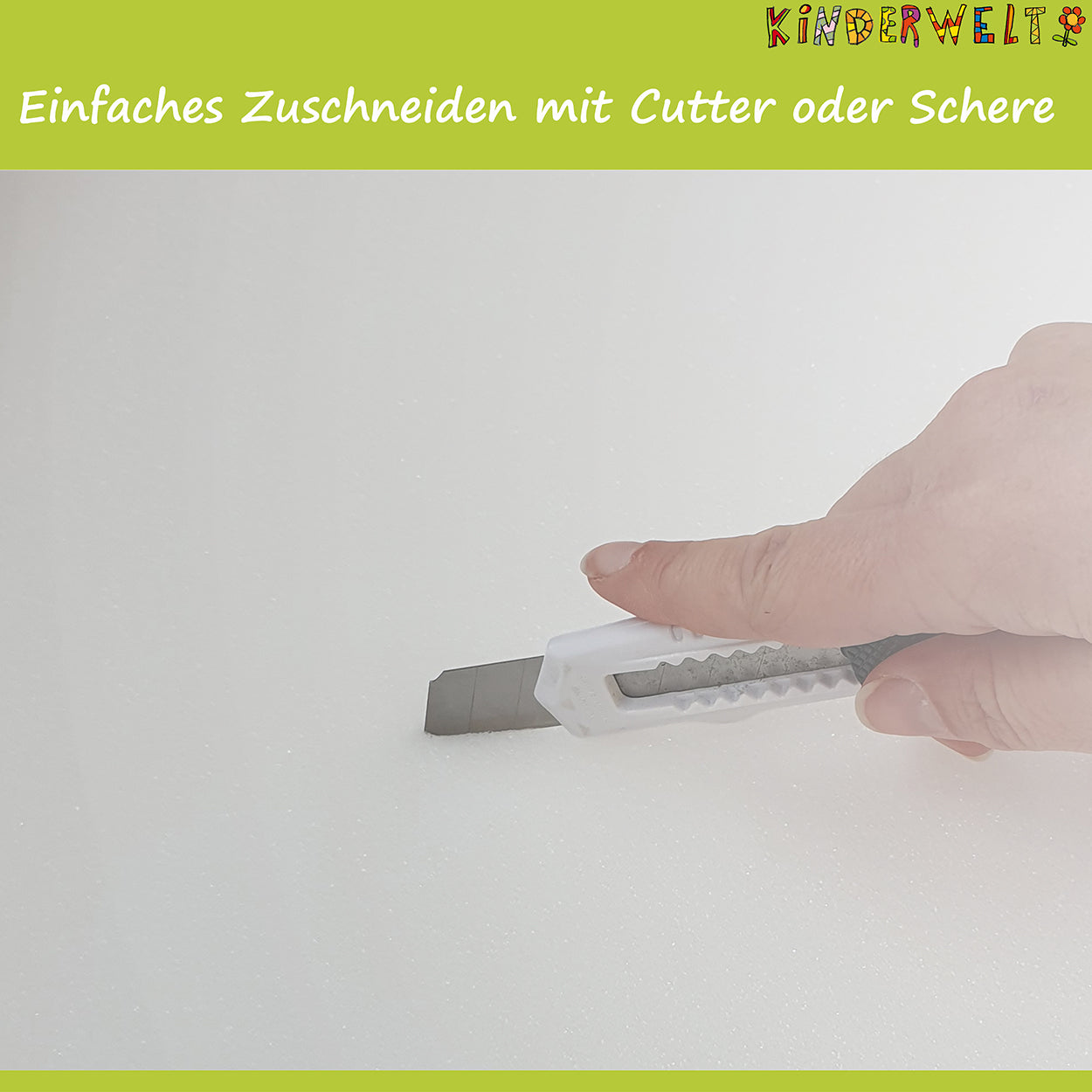 1 x Platte aus hochwertigem Kaltschaum ! 60 x 40 x 6 cm Polster Schaum Matratze