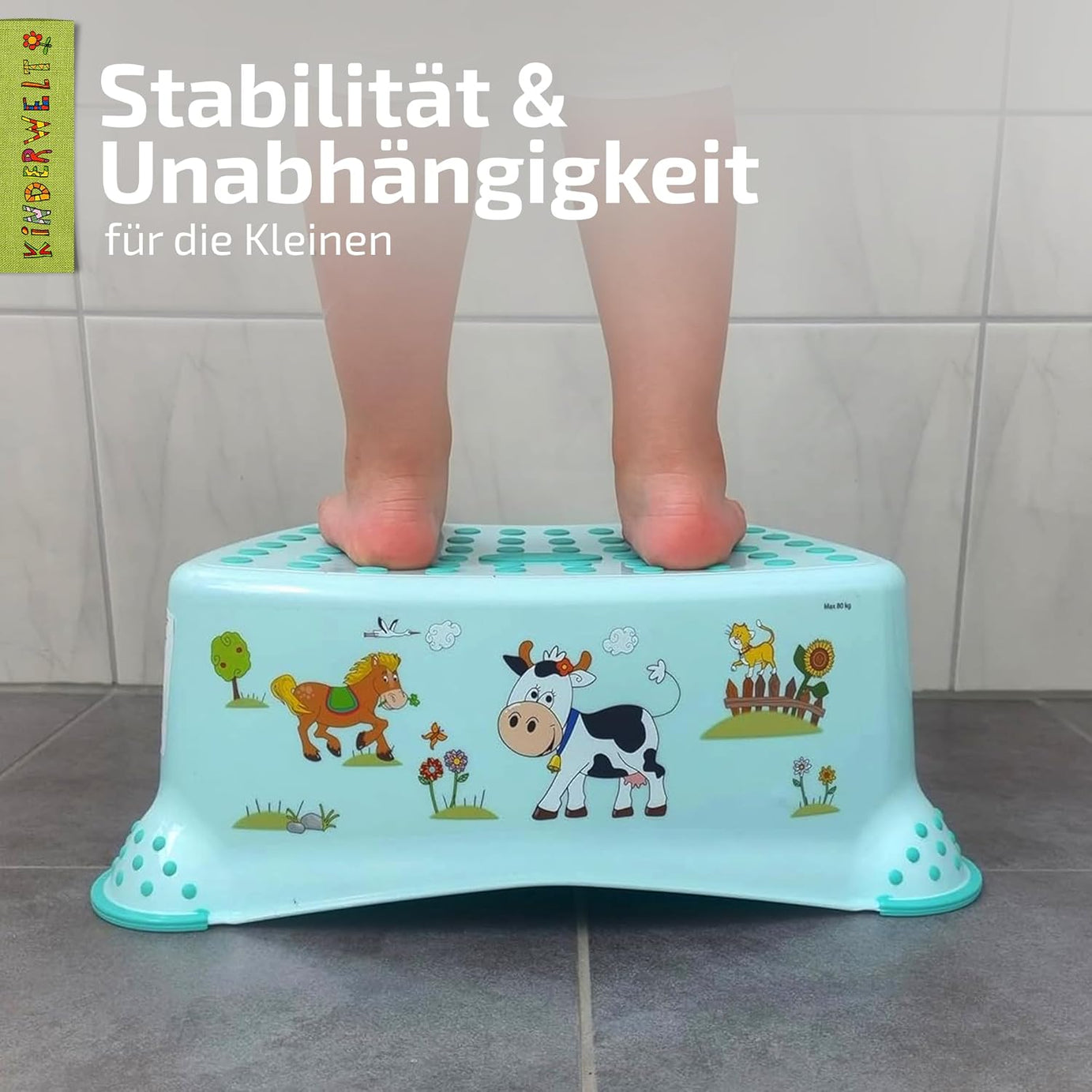 Escabeau à deux marches haut de gamme Tabouret stable Disney La Reine des Neiges