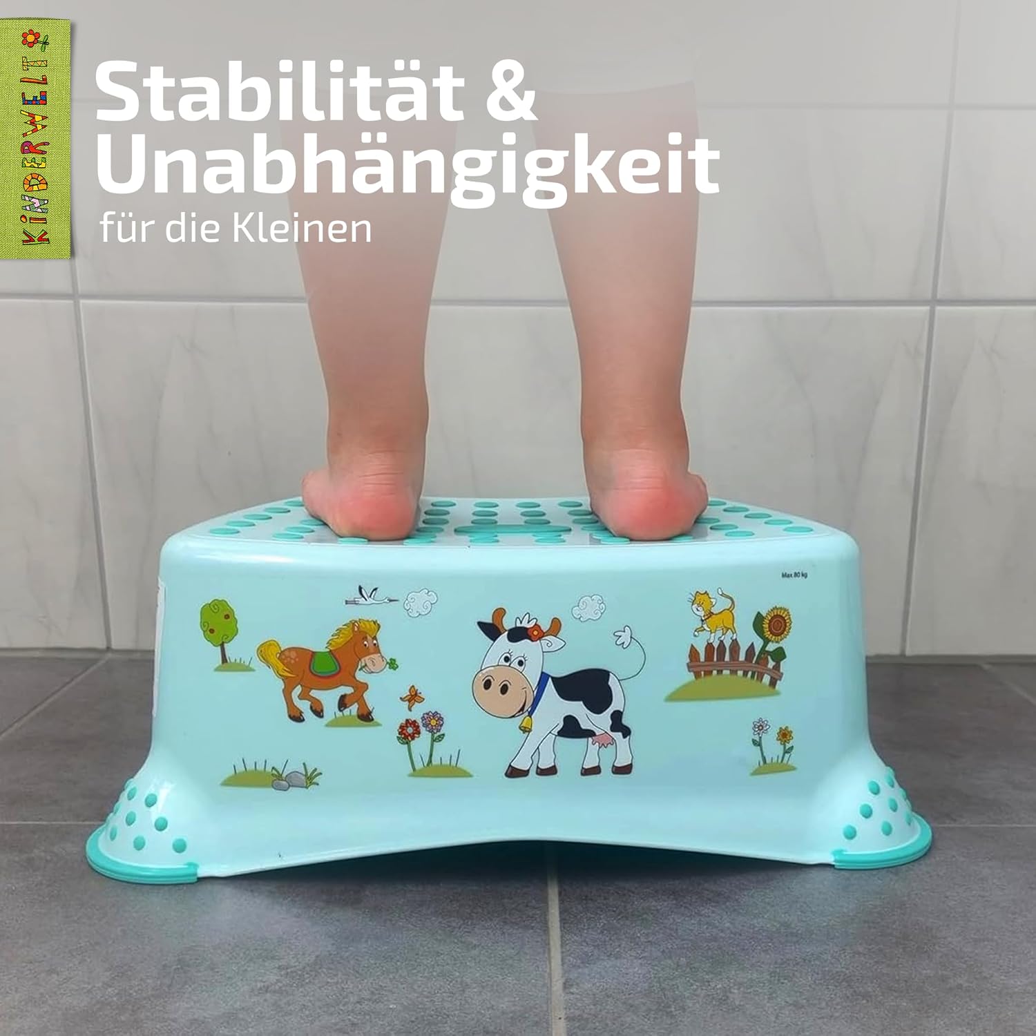 Escabeau à deux marches haut de gamme Tabouret stable Disney La Reine des Neiges