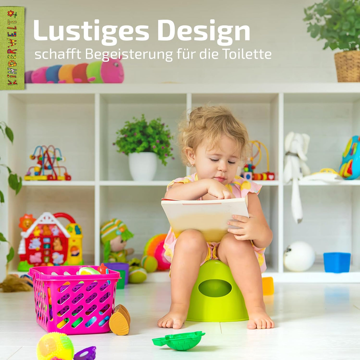 3er Set : Perl Premium Disney Winnie Puuh perlweiß Kinder-Toilettensitz + Tritthocker + Töpfchen Toilettentrainer