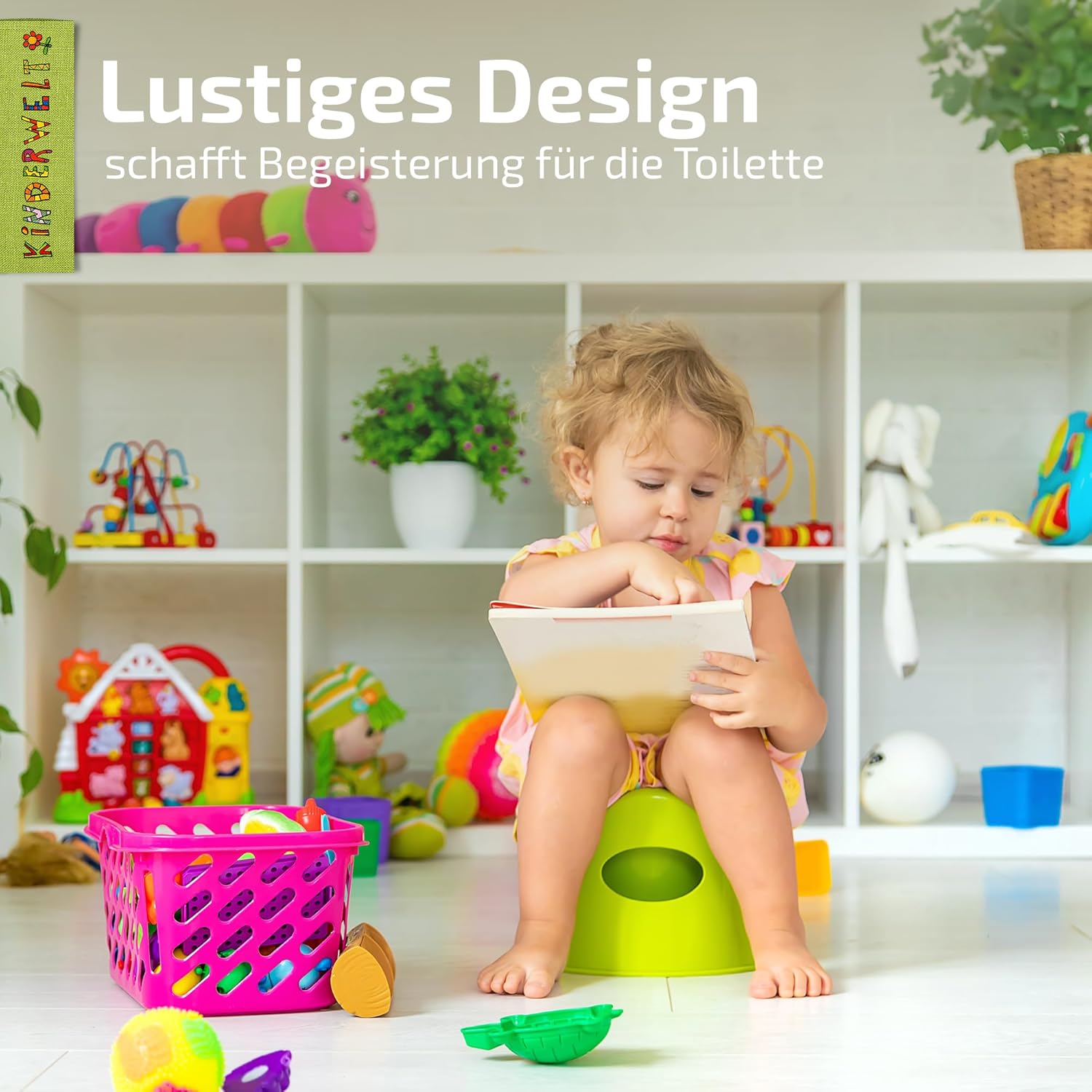 3er Set : Perl Premium Disney Winnie Puuh perlweiß Kinder-Toilettensitz + Tritthocker + Töpfchen Toilettentrainer