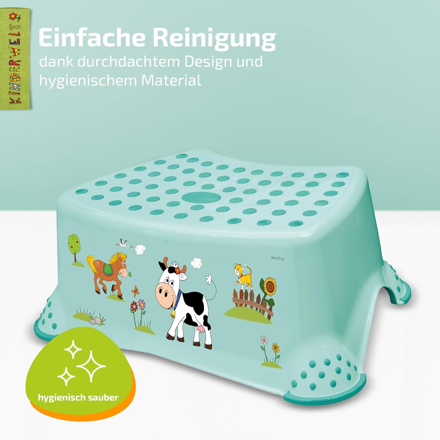 Premium stabiler Tritthocker Masha