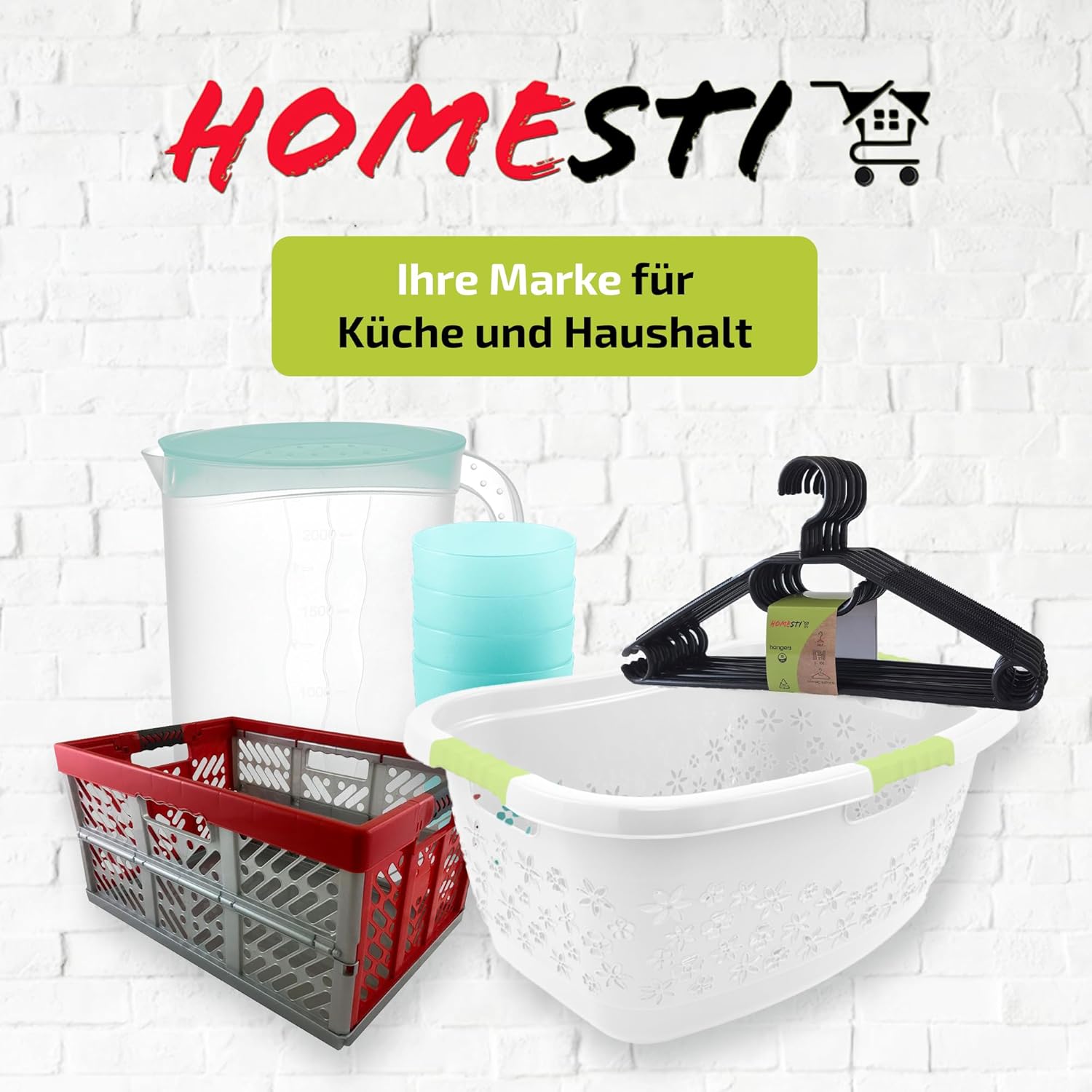 20 Stück multifunktioanale Premium Kleiderbügel aus 100% recyceltem Kunststoff Anti-Rutsch-Oberfläche, platzsparend mit Hosensteg und Haken für Krawatten