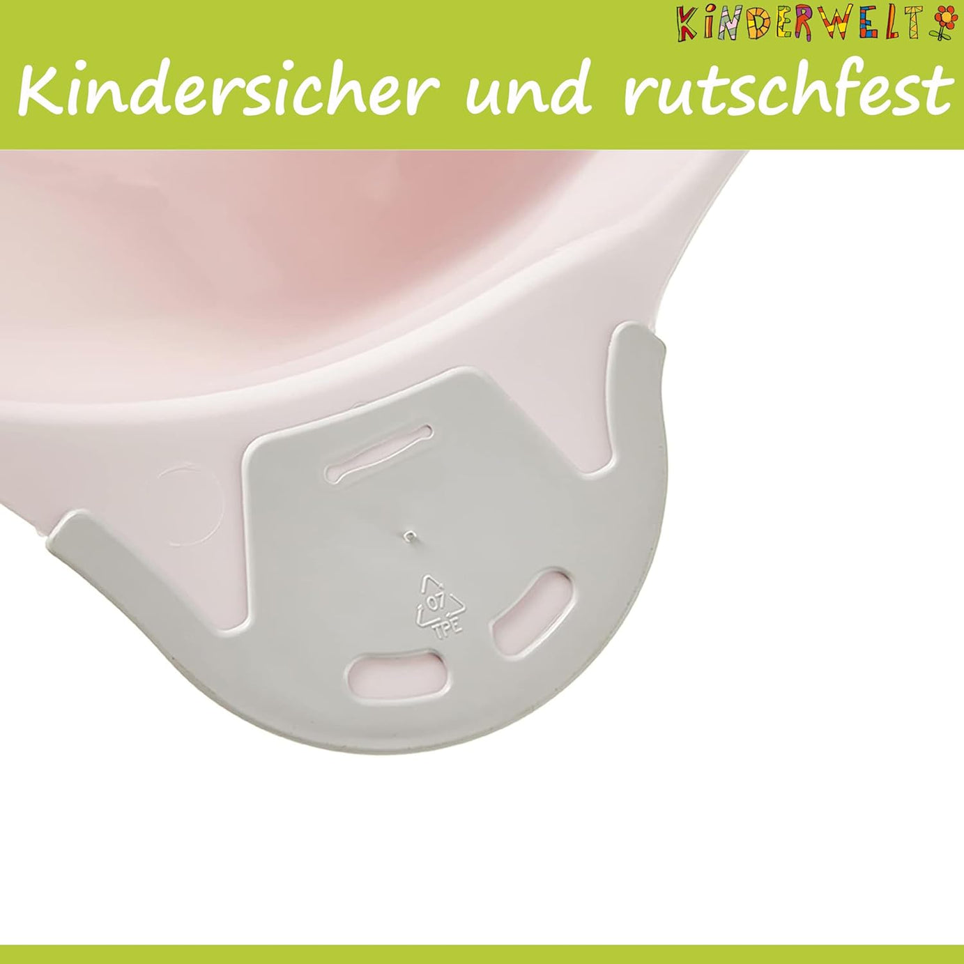 Perl Premium Pot Disney Winnie l'ourson pour bébés et enfants, pot bébé stable avec fonction antidérapante, blanc perle