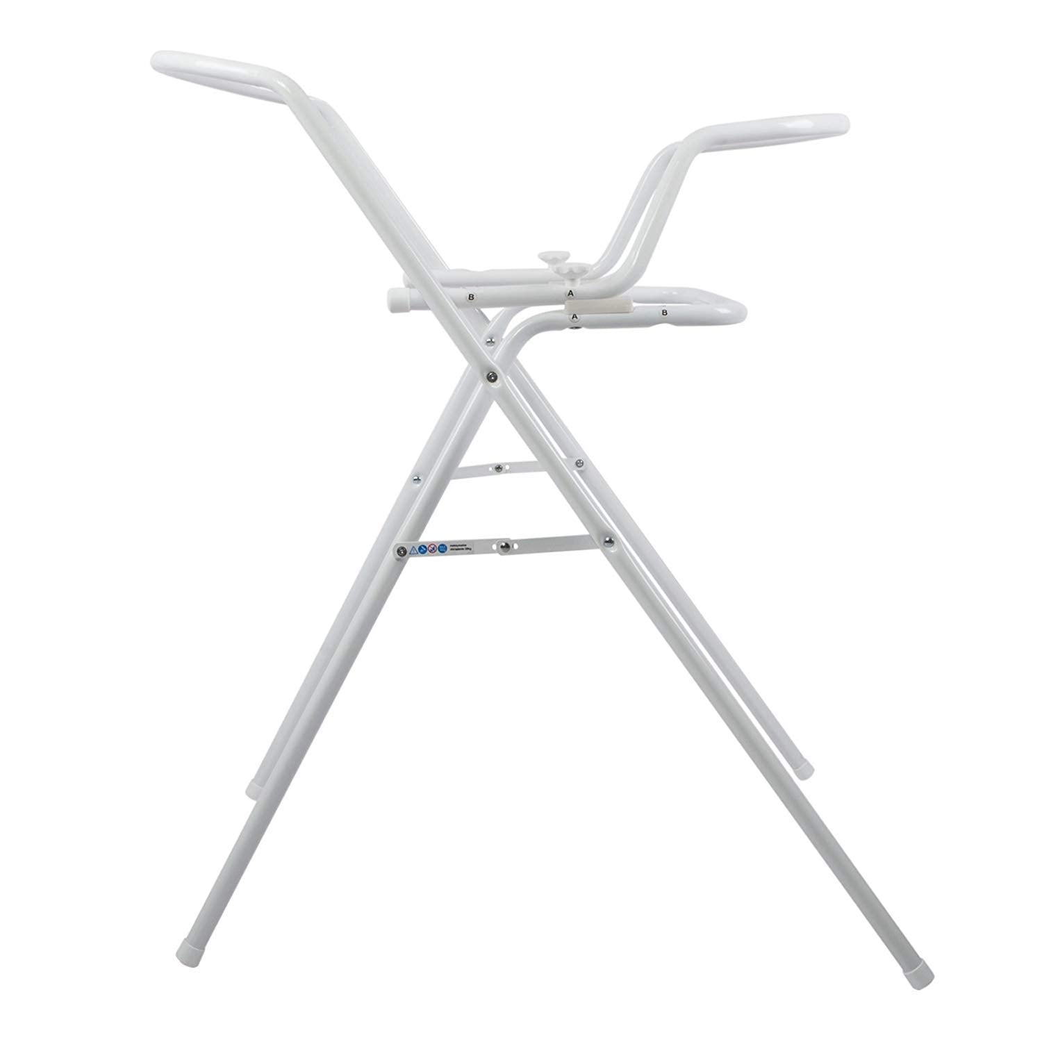 Disney Winnie Pooh baignoire bébé blanche 84 cm + support de bain + tuyau d'évacuation + gant de toilette