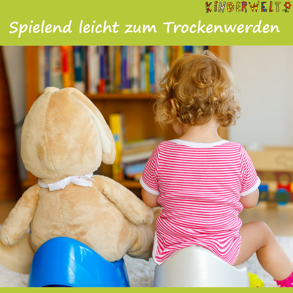 3er Set Funny Farm aquamarin: Kindertopf + WC Aufsatz + Hocker mit Anti-Rutsch-Funktion