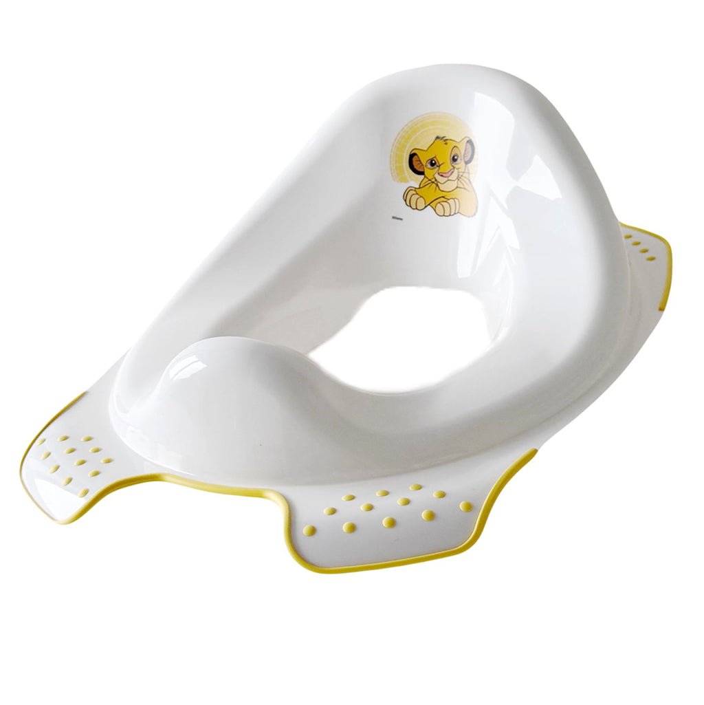 Premium Kinder-Toilettensitz Lion King weiss stabiler WC-Sitz