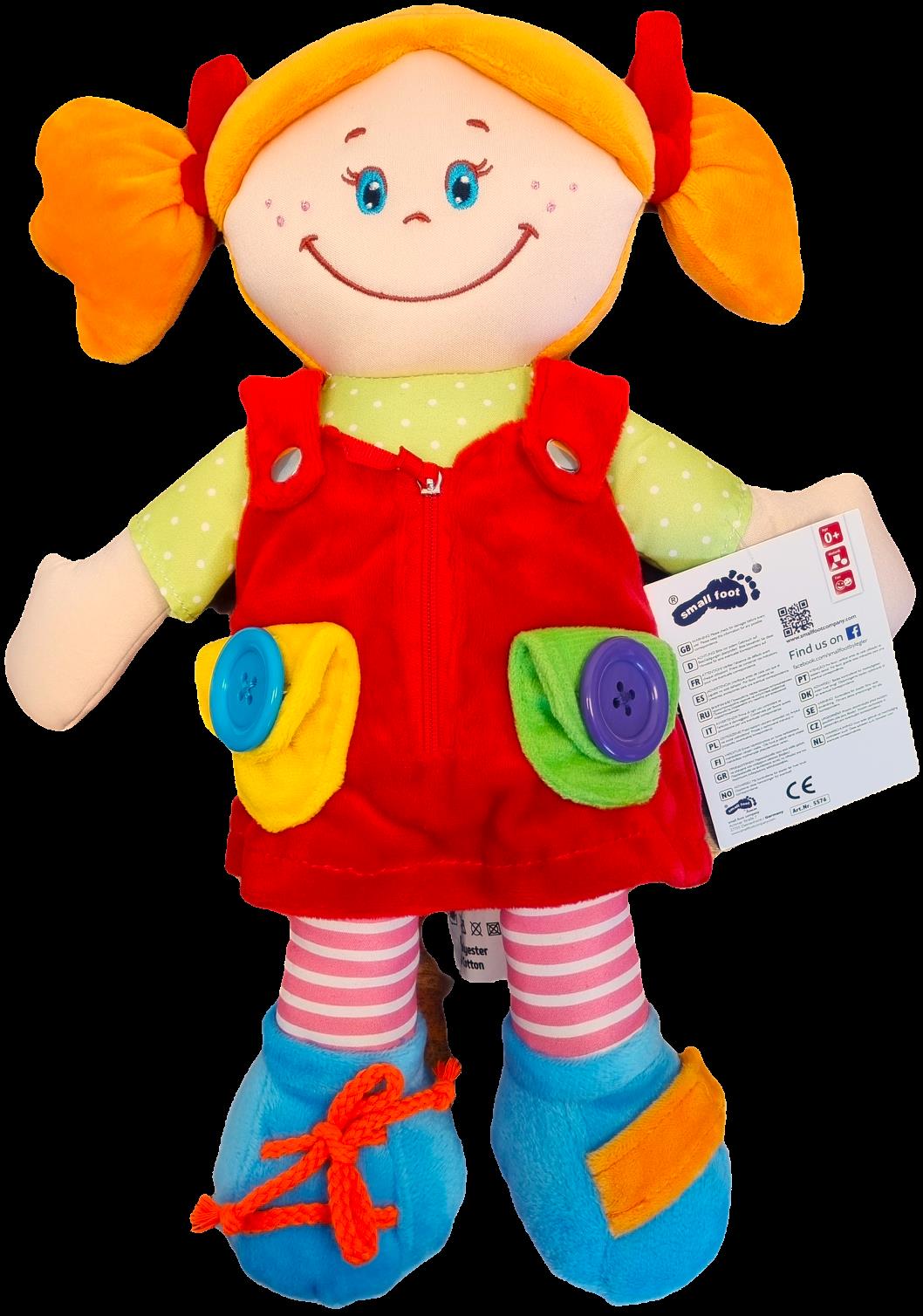 Weiche Stoffpuppe Mädchen 37 cm Puppe