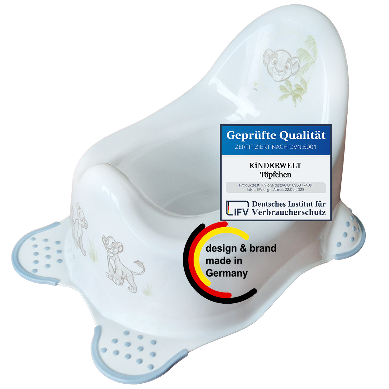 Premium Kindertopf stabiler Babytopf Lion