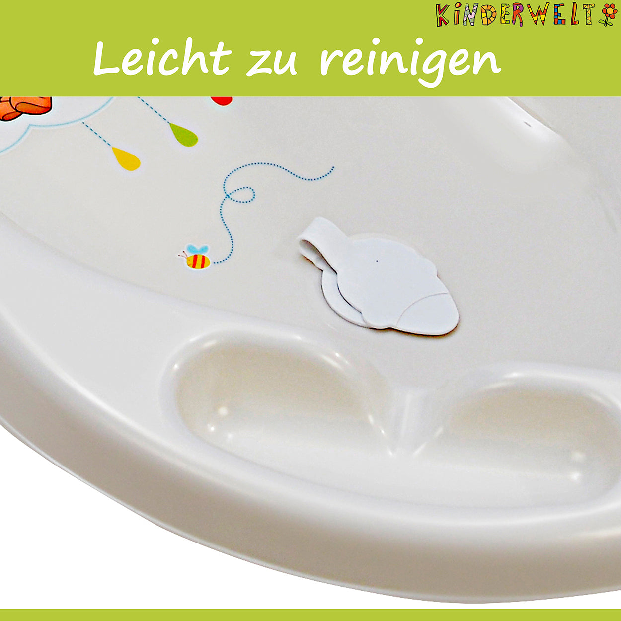 Baignoire bébé 84 cm Disney Winnie l'ourson baignoire bébé blanche