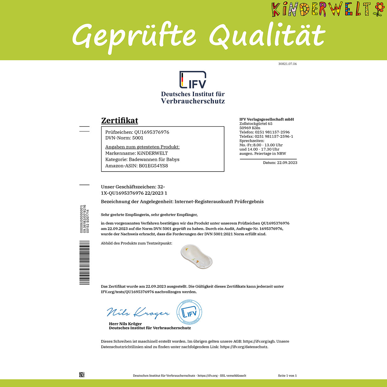 Ergonomische Premium Babybadewanne Funny Farm aquamarin 100 cm mit Ablaufstöpsel