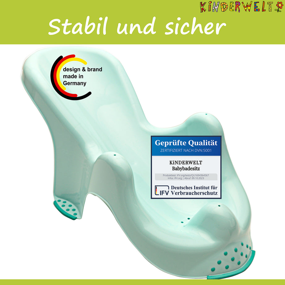 Siège de bain anatomique premium pour bébé siège de bain aigue-marine siège de bain pour bébé