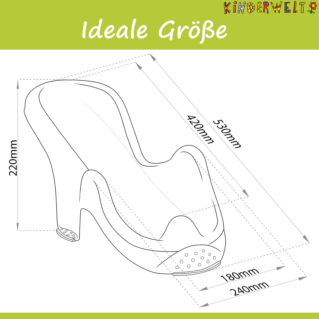 Siège de bain anatomique pour bébé Winnie Pooh siège de bain blanc perle siège de bain pour bébé