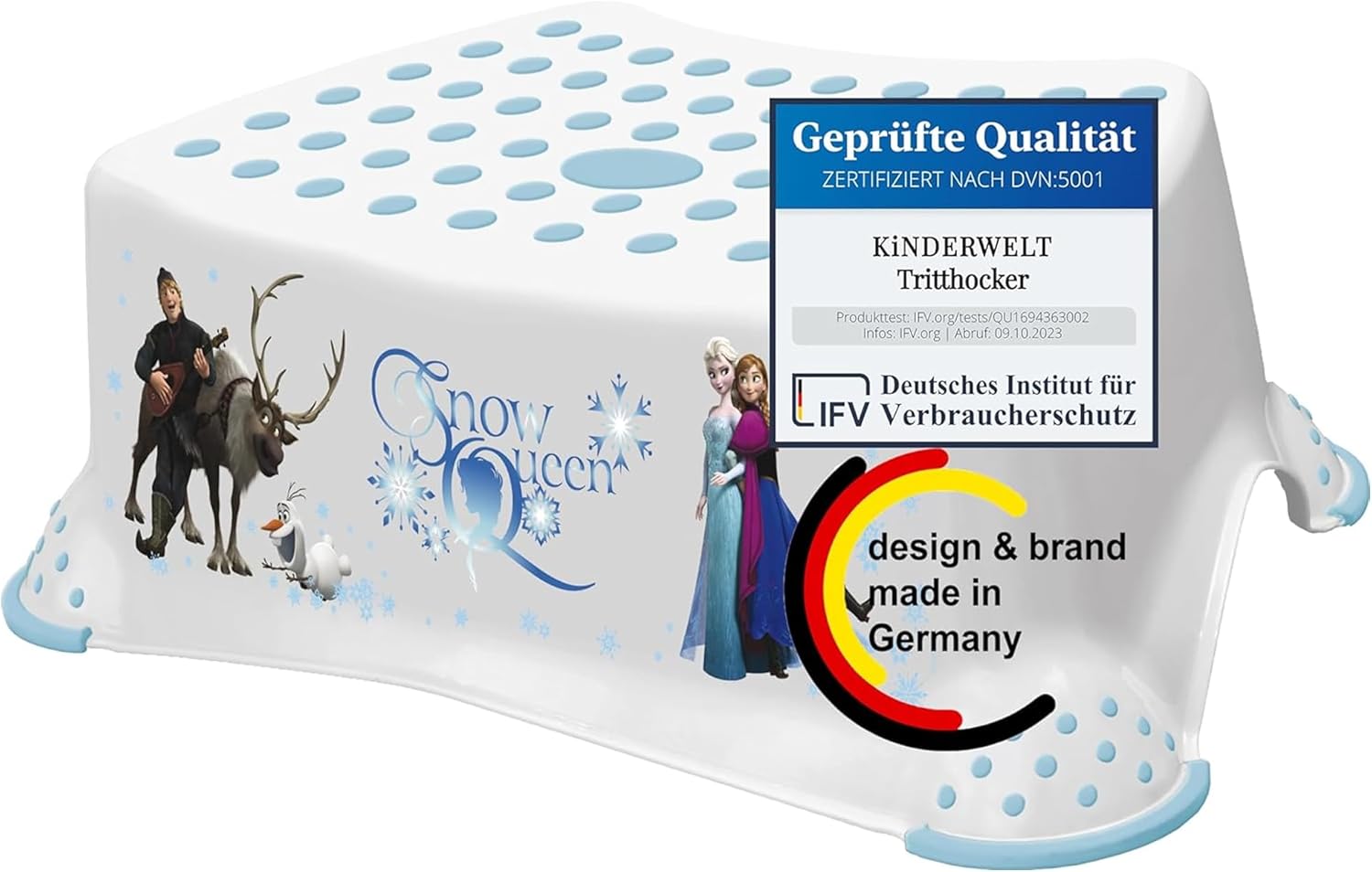 Premium Tritthocker Disney Eiskönigin stabiler Hocker für Kinder