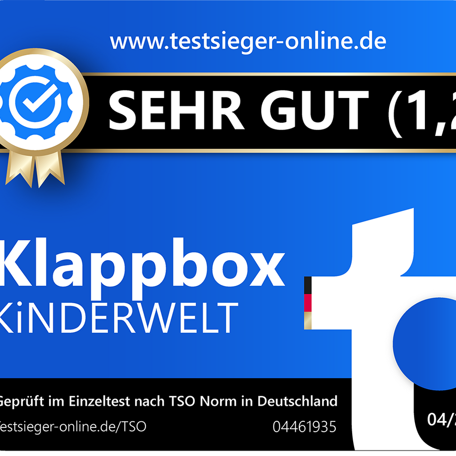 KiNDERWELT 10 x Robuste Profi - Klappbox 45 L bis 50 kg - Faltbox, Kiste, Korb zur Aufbewahrung, Transport - orange