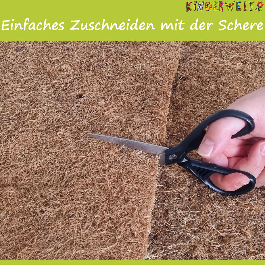 Kokosmatte 140 x70 x1,5 cm aus Kokosfasern einseitig mit Naturlatex besprüht Winterschutz Kälteschutz Nagerteppich Naturprodukt Pflanzenschutz