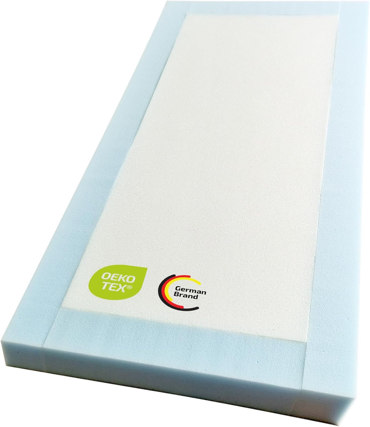 Schaumstoff Polster Schaumstoffplatte Schaum 140 x 70 x 8 cm mit Trittkante