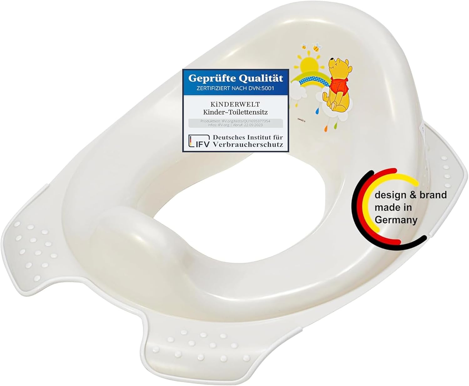 Pearl white Premium children's toilet seat Disney Winnie the Pooh for children stable WC