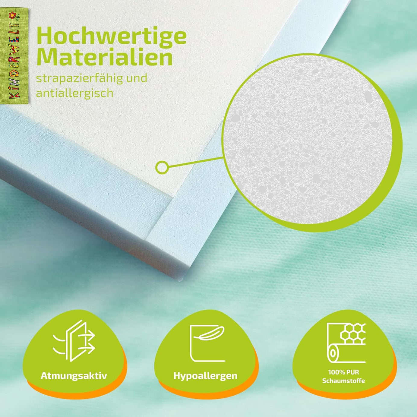 Schaumstoff Polster Schaumstoffplatte Schaum 120 x 60 x 8 cm mit Trittkante