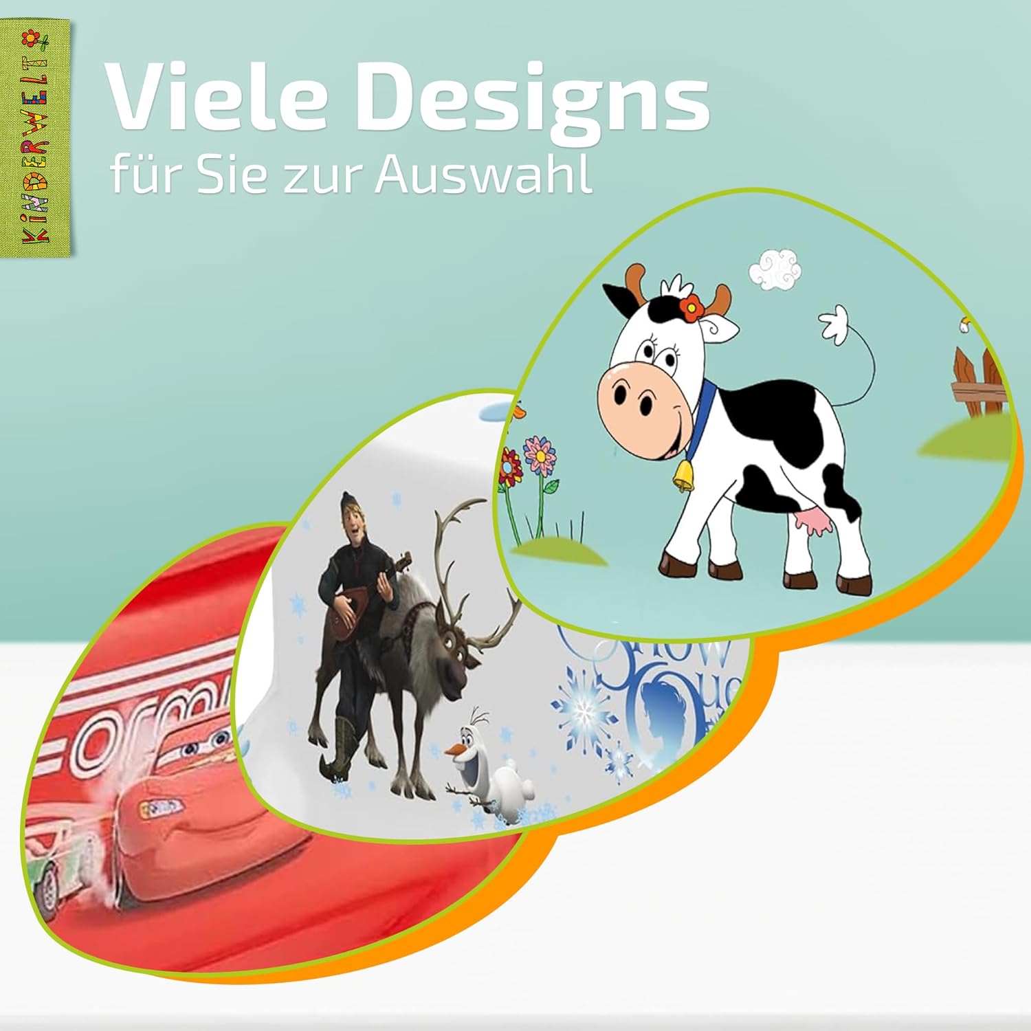 Premium Tritthocker Hippo grün stabiler Hocker für Kinder