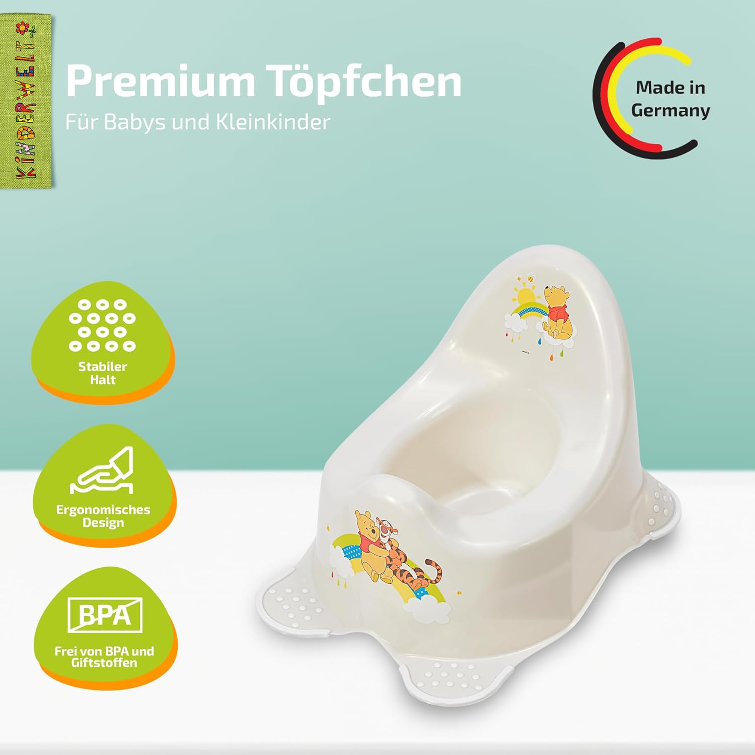 Perl Premium Disney Winnie Puuh perl weiß Kinder-Toilettensitz + Töpfchen