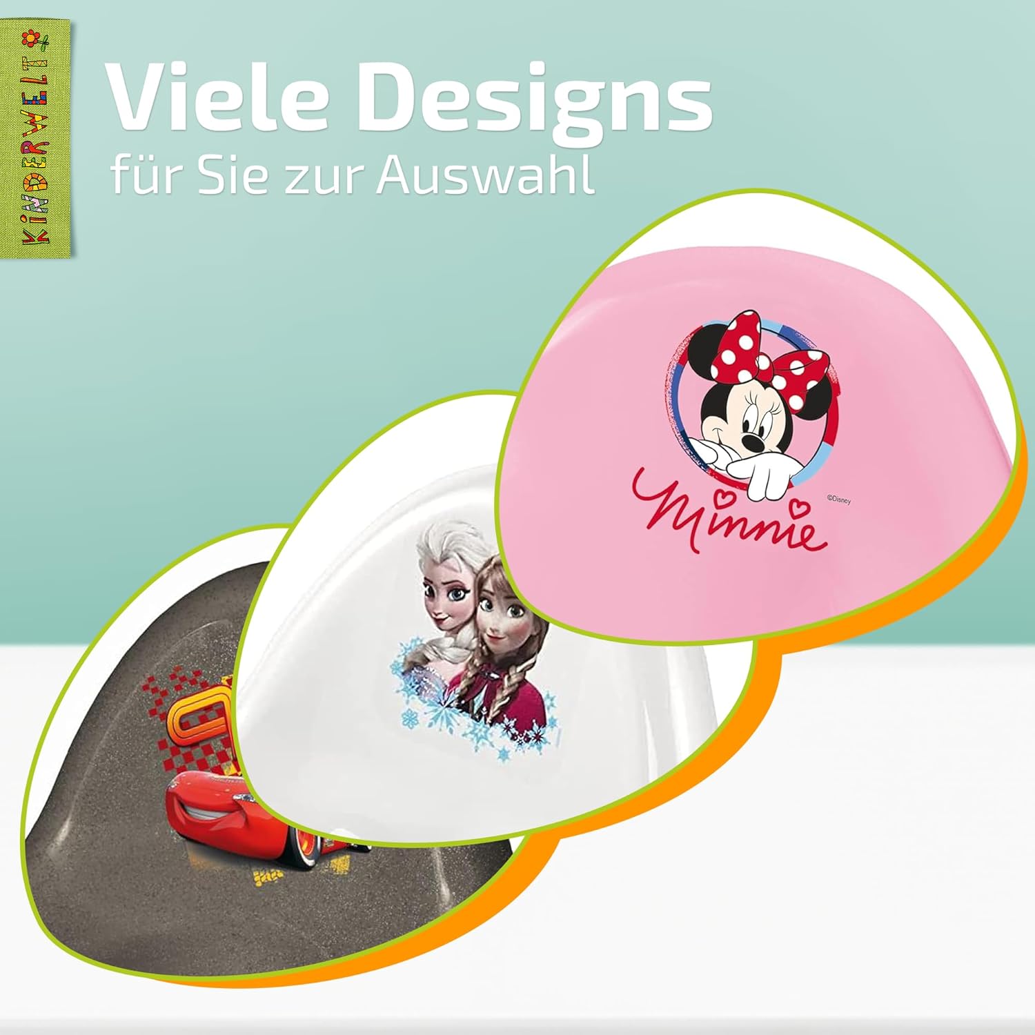 Premium Kinder-Toilettensitz Disney Cars rot für Kinder stabiler WC