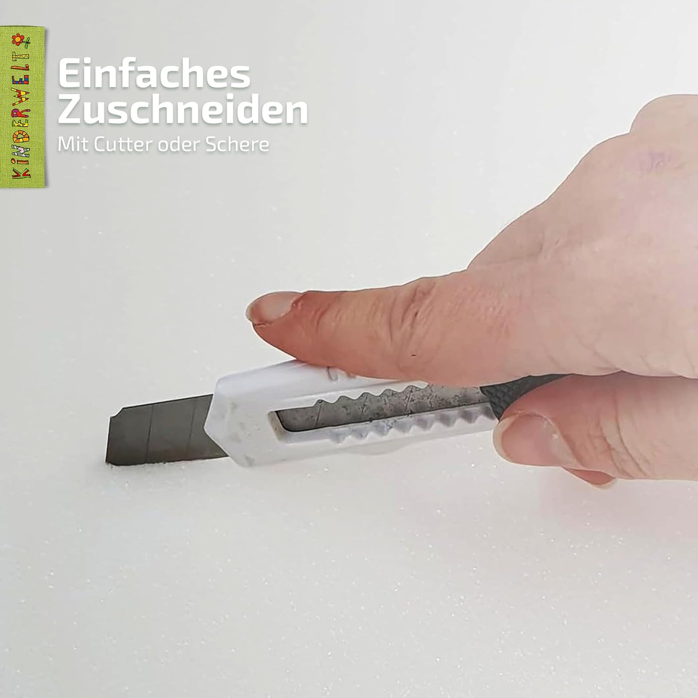 1 x Schaumstoff Polster Schaumstoffplatte Schaum Matratze 40 x 40 x 6 cm