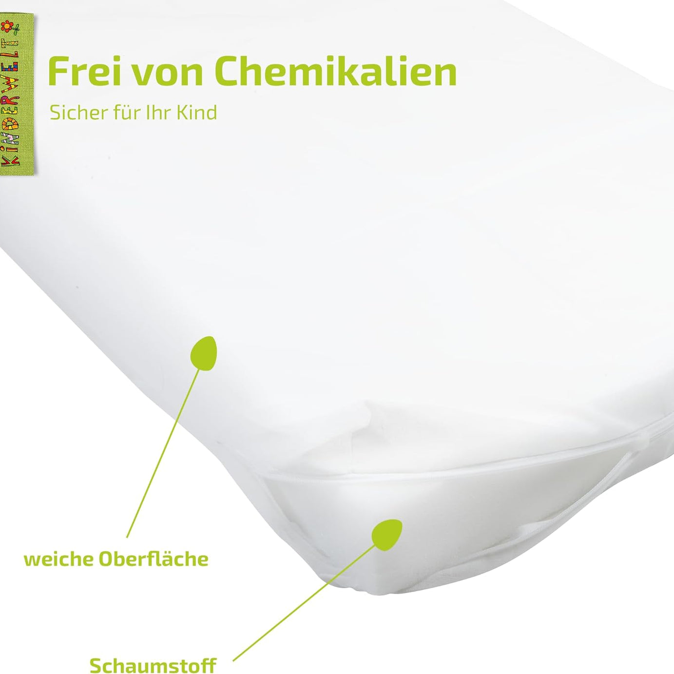 Schaumstoff Matratze 60 x 120 Schaum Baby  Kinder Bett