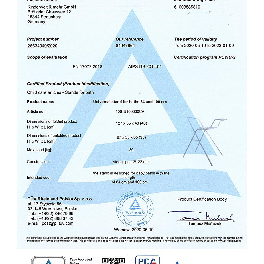 Disney Winnie Pooh weiß Baby Badewanne 84 cm + Badewannenständer + Ablaufschlauch + Waschhandschuh