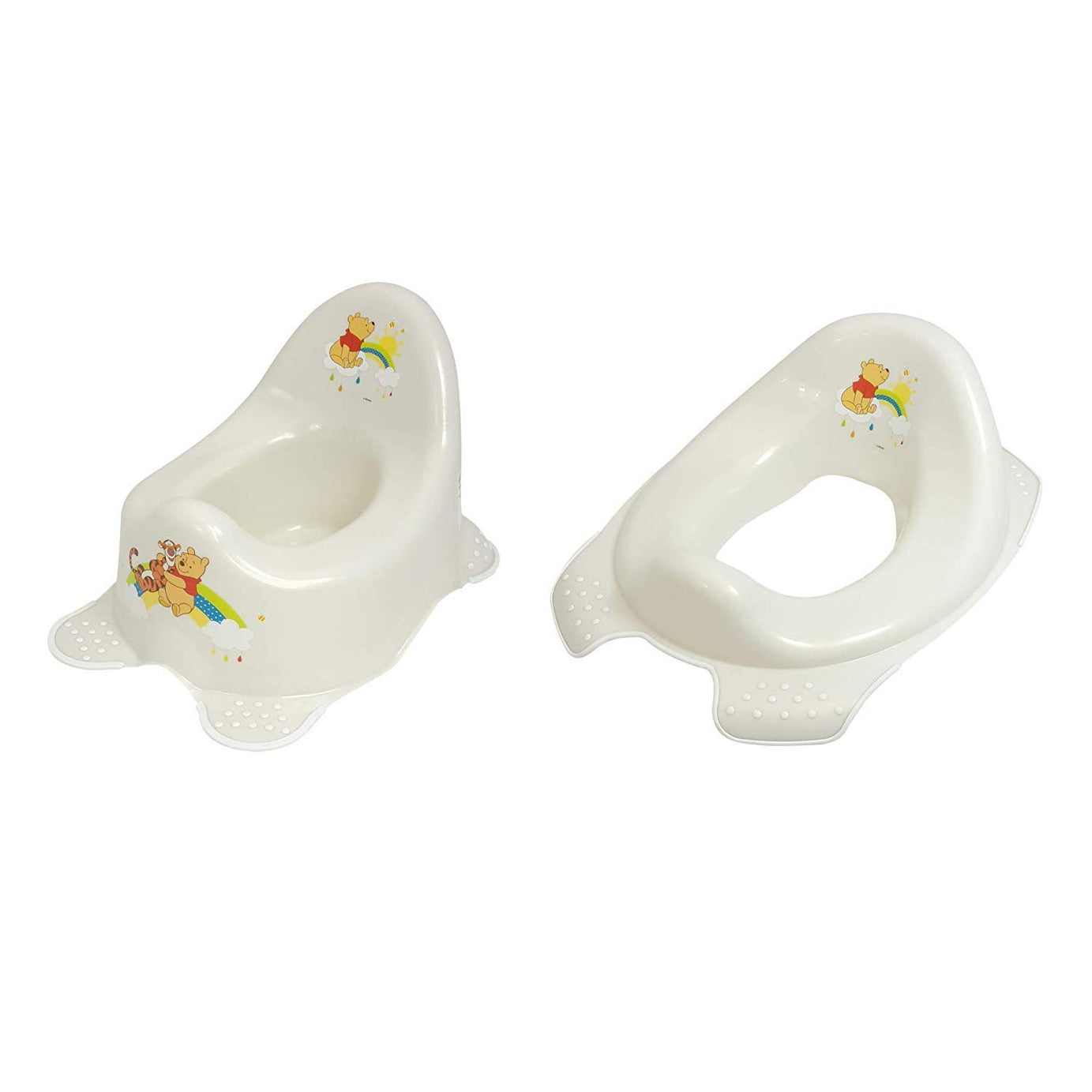 Perl Premium Disney Winnie l'ourson abattant WC enfant blanc nacré + pot