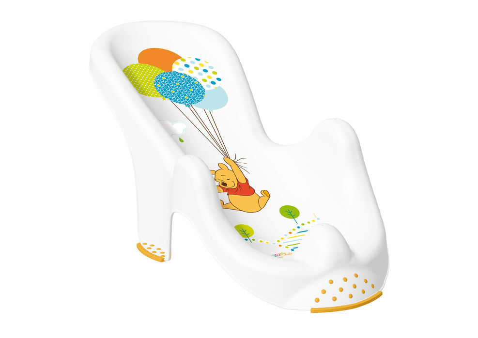 Anatomical baby bath seat Winnie Pooh white bath seat baby bath seat