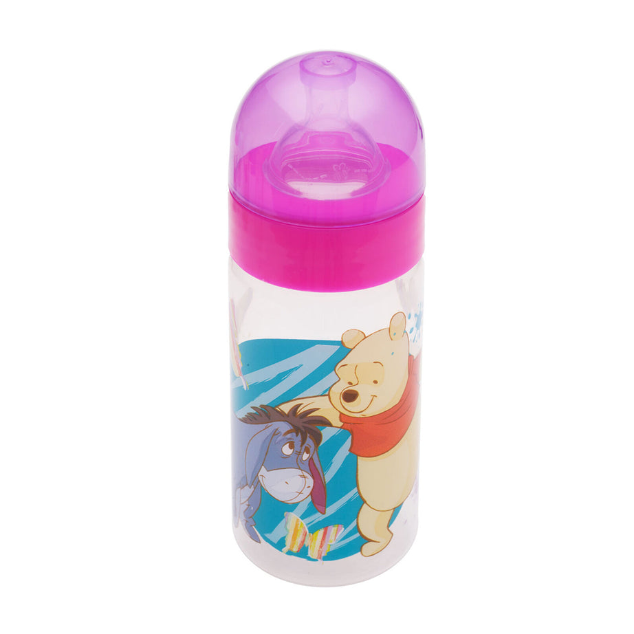 Baby Weithalsflasche 250 ml Disney Winnie Pooh rosa Baby Flasche ab 0 Monate