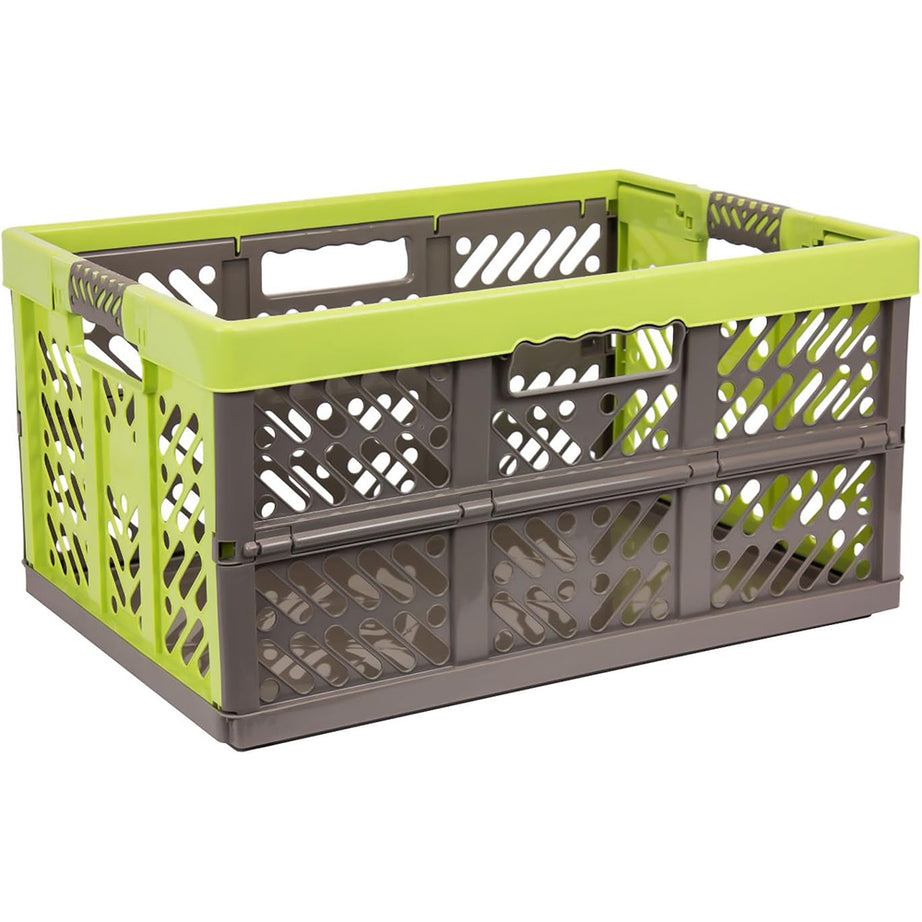 1 x professional folding box TÜV certified 45 L up to 50 kg green folding box box shopping basket