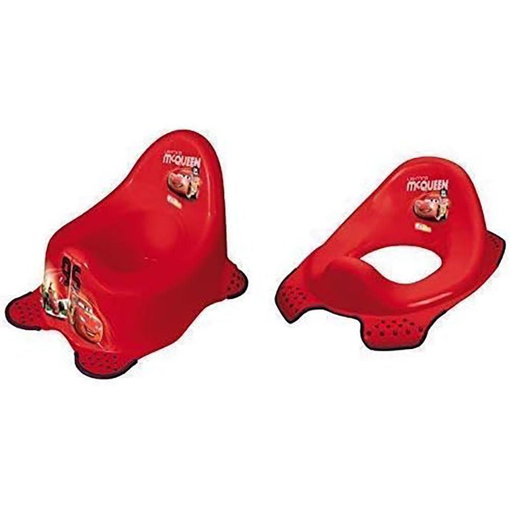 Kindertopf + WC Aufsatz Disney Cars Toilettentrainer