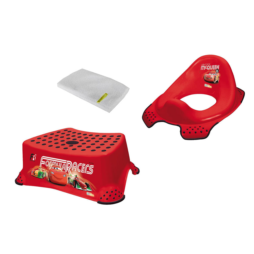Disney Cars 2er Set WC Aufsatz + Hocker Toilettentrainer
