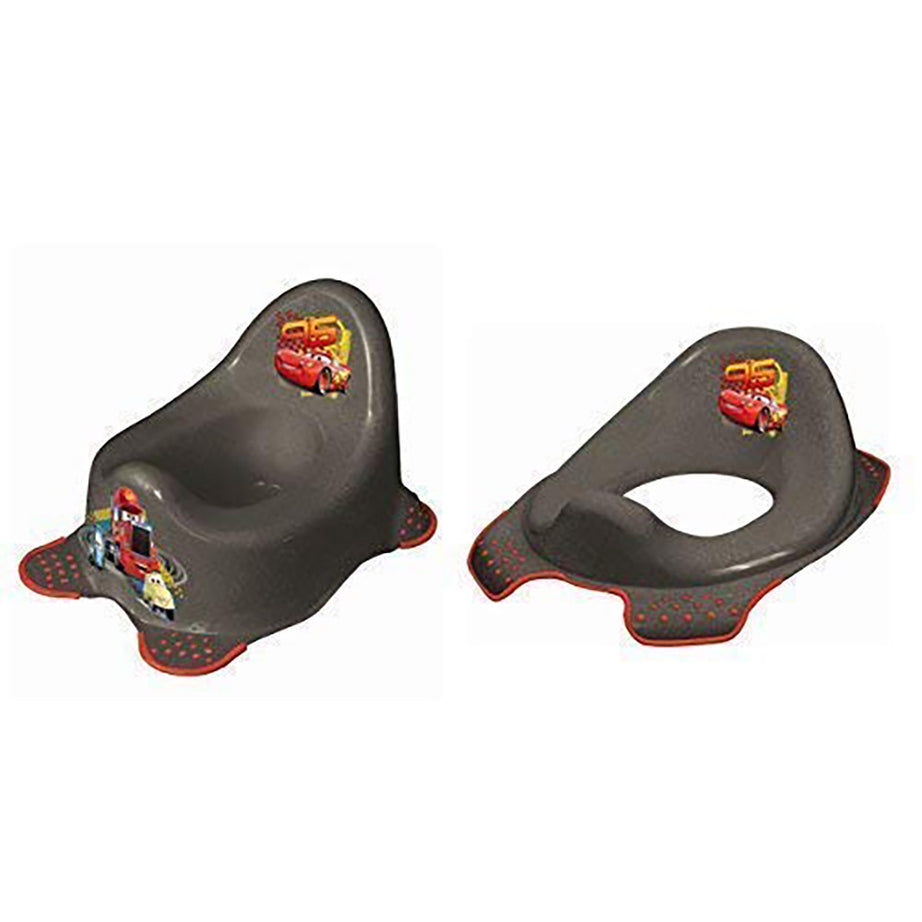 Disney Cars metallic Kindertopf + WC Aufsatz