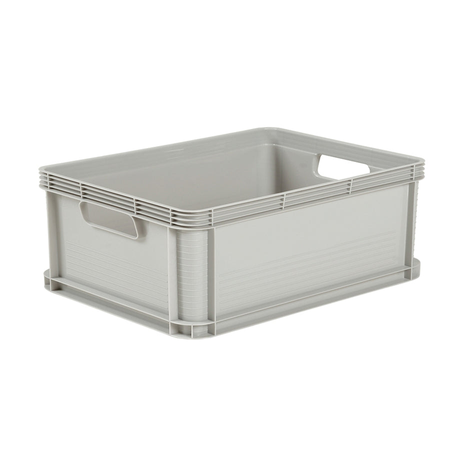 1 x Robusto-Box 45 L grey storage box crate