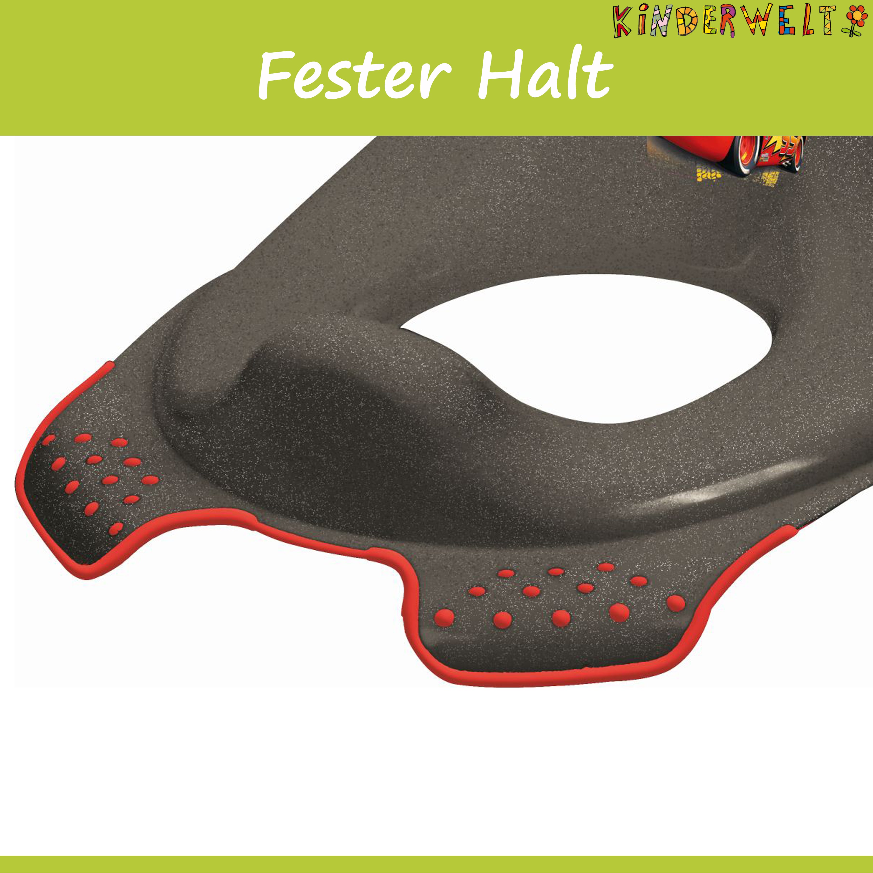 3er Z Set Disney Cars metallic Töpfchen + WC Aufsatz + Hocker zweistufig mit Anti-Rutsch-Funktion