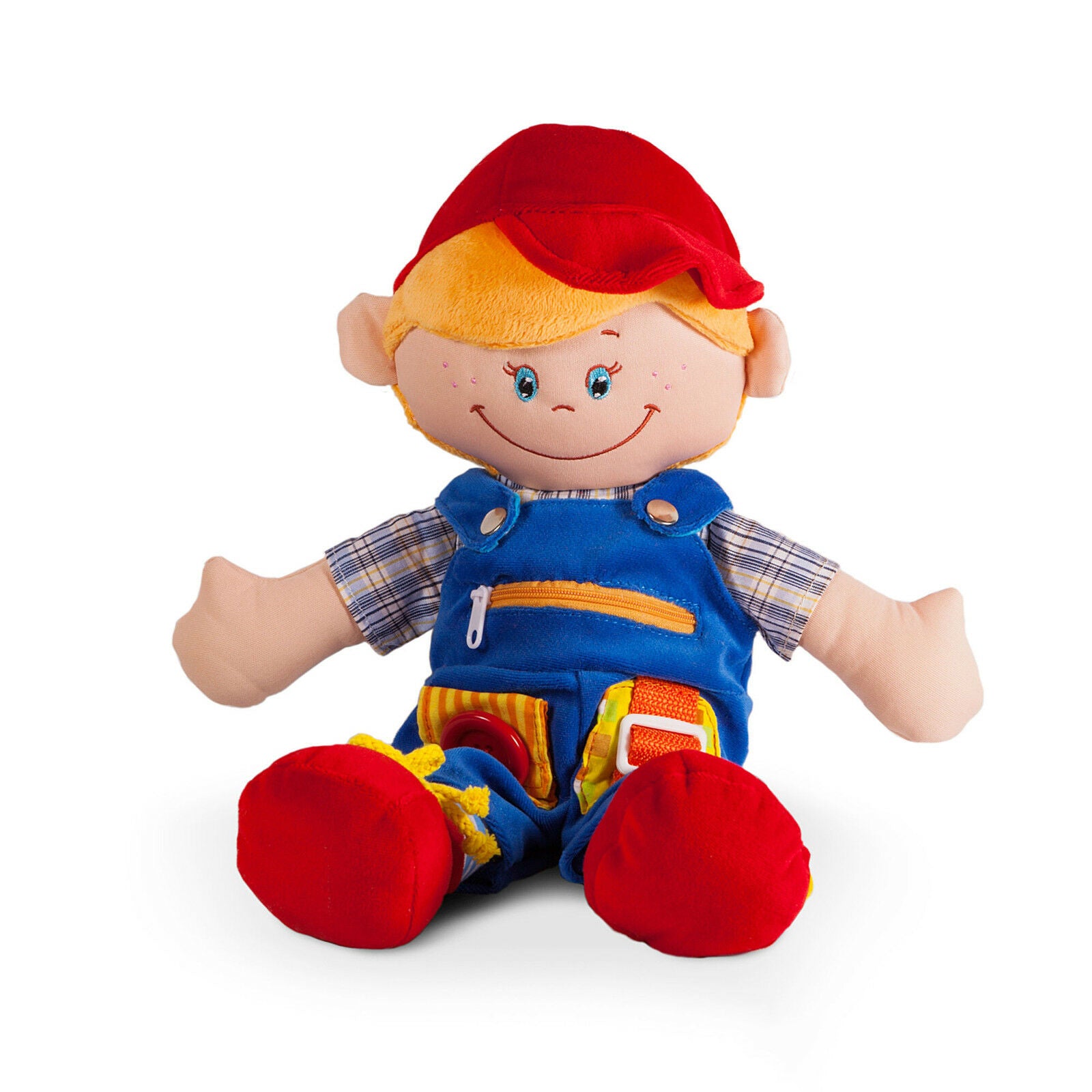 Weiche Stoffpuppe Junge 37 cm  Puppe