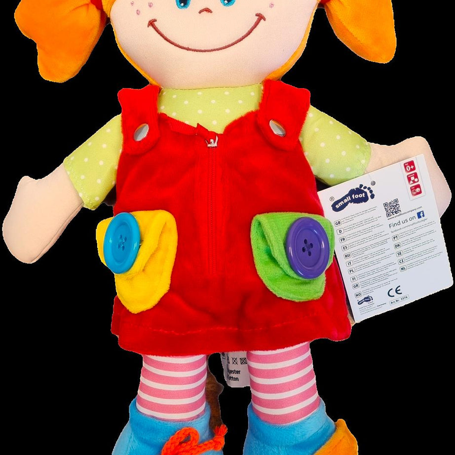 Weiche Stoffpuppe Mädchen 37 cm Puppe