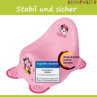 Töpfchen Disney Minni Maus rosa für Babys und Kinder stabiler Babytopf mit Anti-Rutsch-Funktion