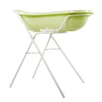 Baby Badewannenständer + Babywanne XXL  grün Ständer + Badewanne 