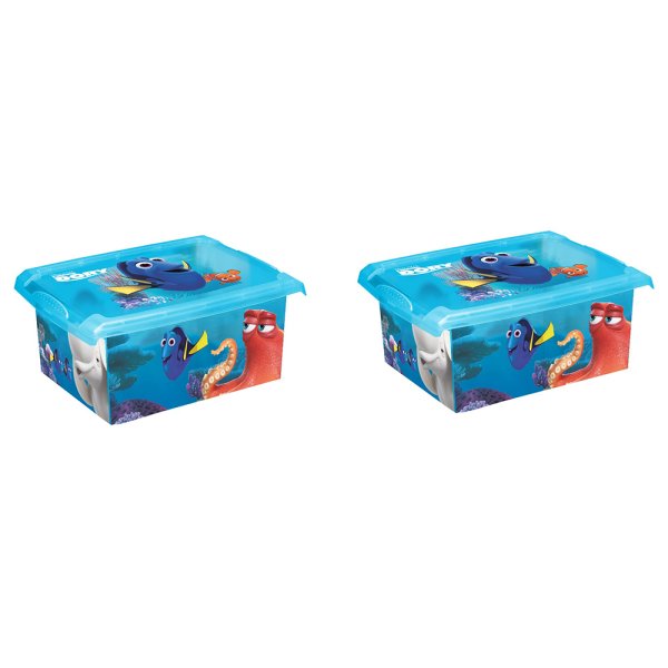 2 x Spielzeugkiste Spielzeugbox Box Fashion-Box  Disney Findet Dorie 10 L