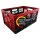 Profi - Klappbox 45 L bis 50 kg  anthrazit / rot  Faltbox  Box Kiste