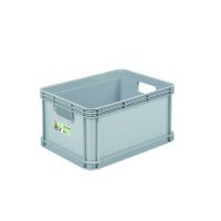 1 x Robusto-Box 20 L grau  Aufbewahrungsbox Kiste Box