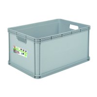 1 x Robusto-Box 64 L grau Aufbewahrungsbox Box Kiste